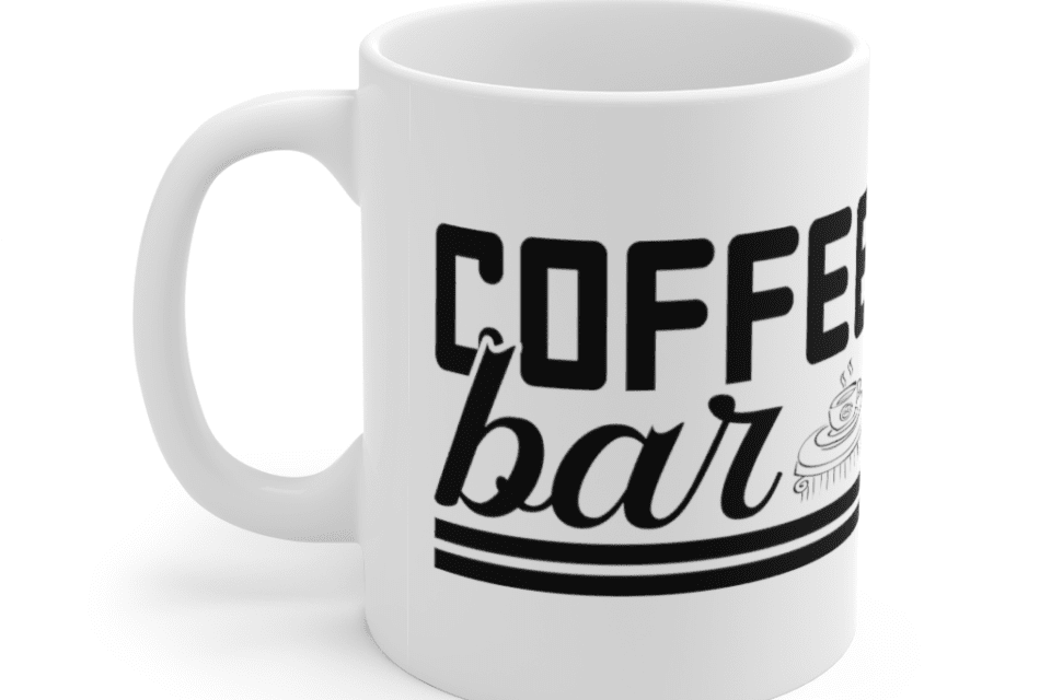 Coffee Bar – White 11oz Ceramic Coffee Mug (4)