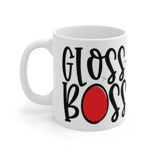 Gloss Boss – White 11oz Ceramic Coffee Mug (3)