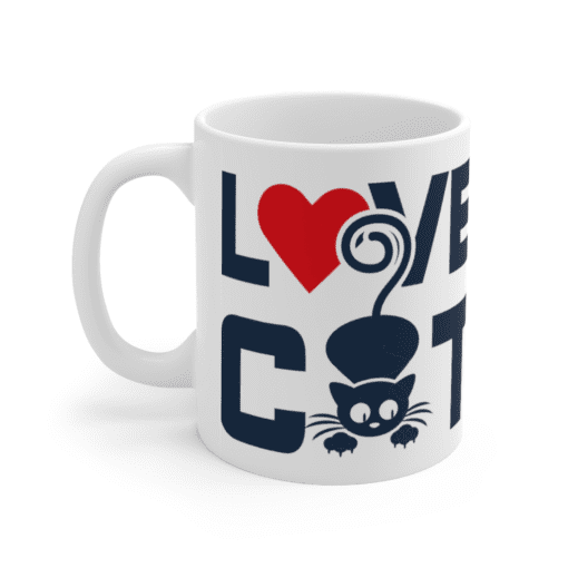 Love Cat – White 11oz Ceramic Coffee Mug