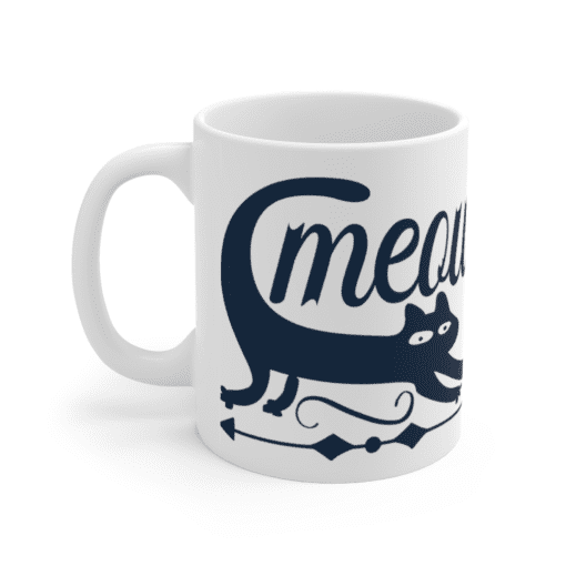 Meow – White 11oz Ceramic Coffee Mug