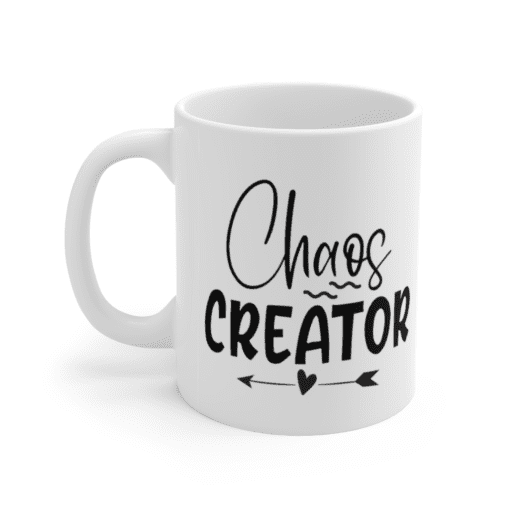 Chaos Creator – White 11oz Ceramic Coffee Mug