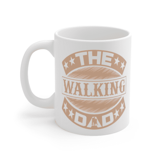 The Walking Dad – White 11oz Ceramic Coffee Mug (4)