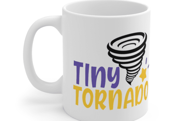 Tiny Tornado – White 11oz Ceramic Coffee Mug