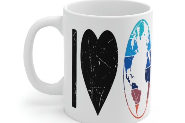 I Love Earth – White 11oz Ceramic Coffee Mug