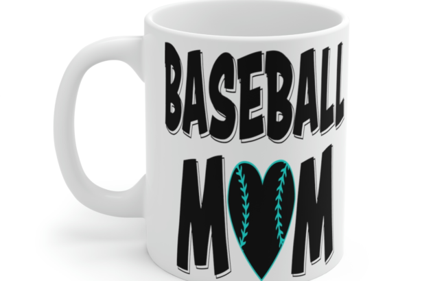 Baseball Mom – White 11oz Ceramic Coffee Mug