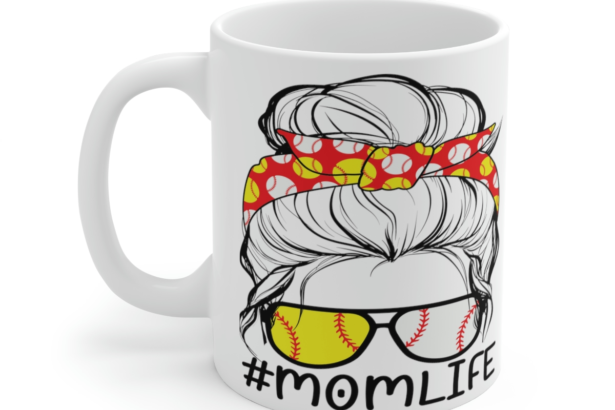 #MomLife – White 11oz Ceramic Coffee Mug
