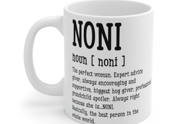 Noni – White 11oz Ceramic Coffee Mug