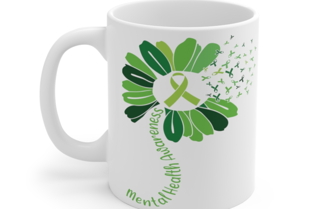 Mental Health Awareness – White 11oz Ceramic Coffee Mug