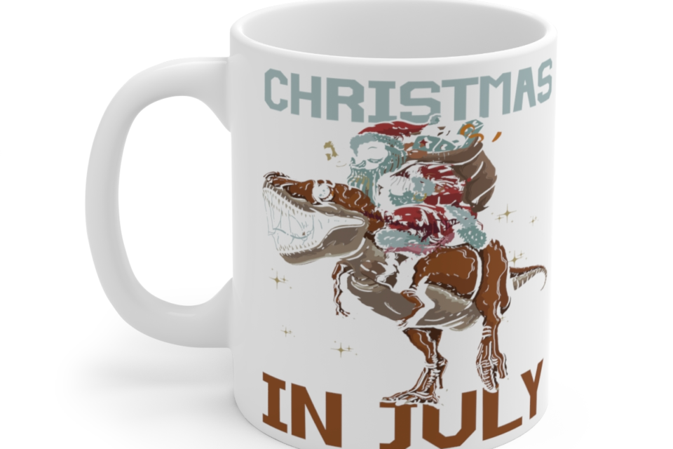 Christmas in July – White 11oz Ceramic Coffee Mug 6