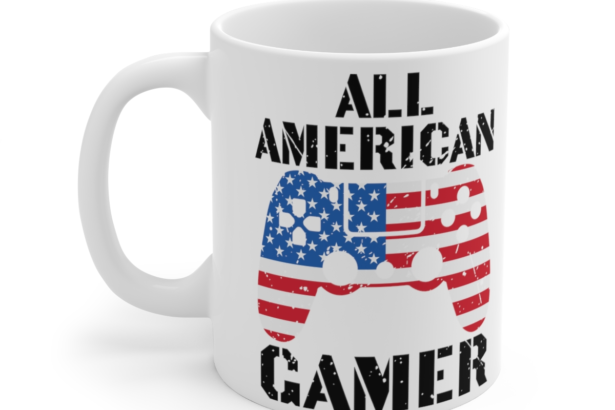 All American Gamer – White 11oz Ceramic Coffee Mug