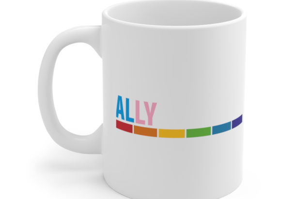 Ally – White 11oz Ceramic Coffee Mug 2