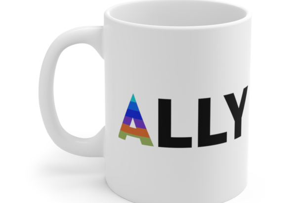 Ally – White 11oz Ceramic Coffee Mug