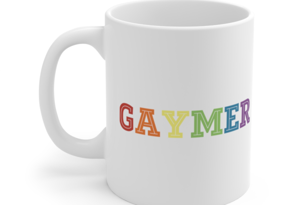 Gaymer – White 11oz Ceramic Coffee Mug