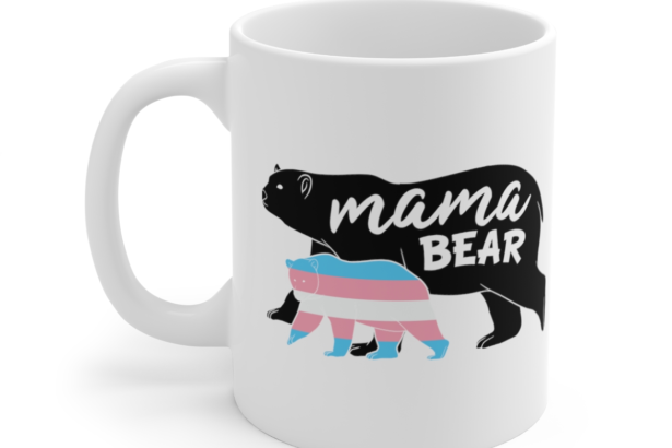 Mama Bear – White 11oz Ceramic Coffee Mug 2