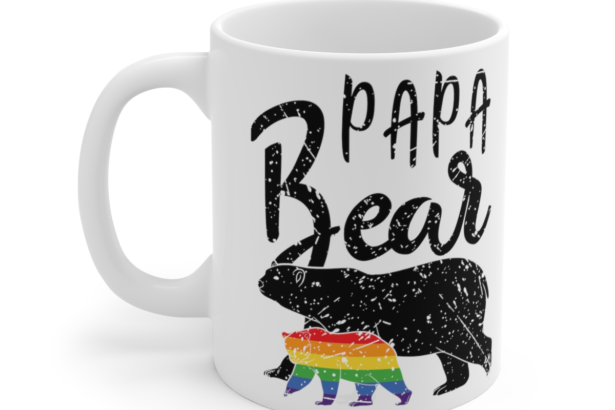 Papa Bear – White 11oz Ceramic Coffee Mug 9