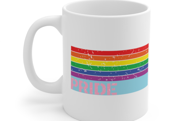 Rainbow Pride – White 11oz Ceramic Coffee Mug 2