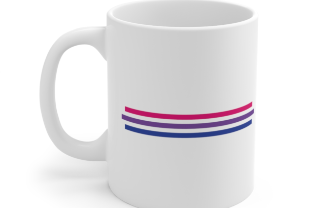 Red Purple Blue – White 11oz Ceramic Coffee Mug