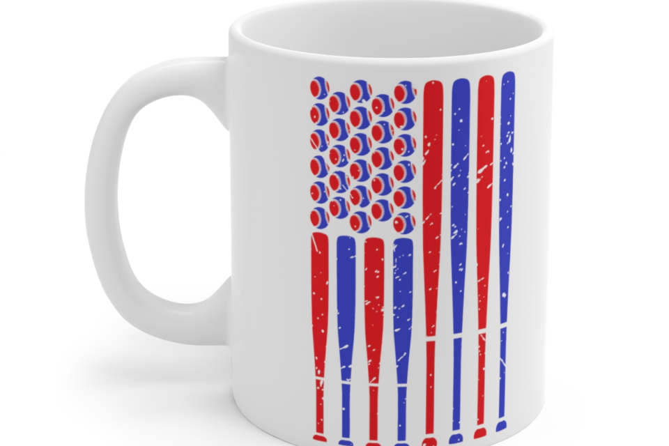 American Baseball – White 11oz Ceramic Coffee Mug