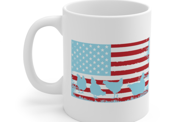 American Chickens – White 11oz Ceramic Coffee Mug