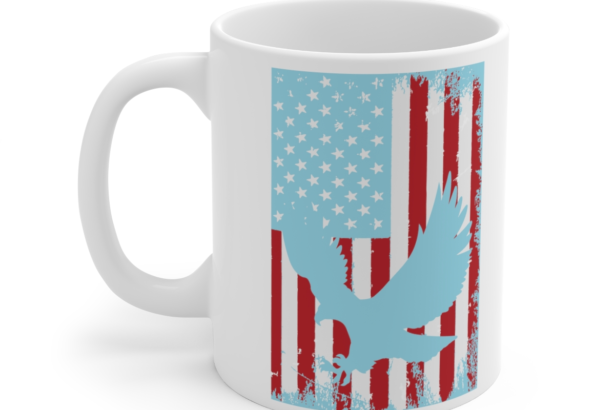 American Eagle – White 11oz Ceramic Coffee Mug