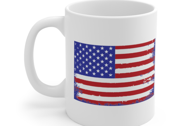 American Flag – White 11oz Ceramic Coffee Mug