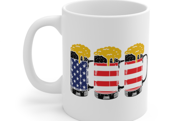 Fourth of July – White 11oz Ceramic Coffee Mug 2