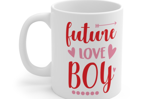 Future Love Boy – White 11oz Ceramic Coffee Mug 3