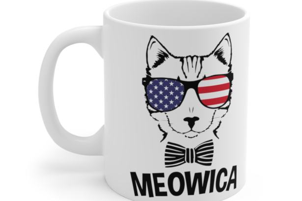 Meowica – White 11oz Ceramic Coffee Mug
