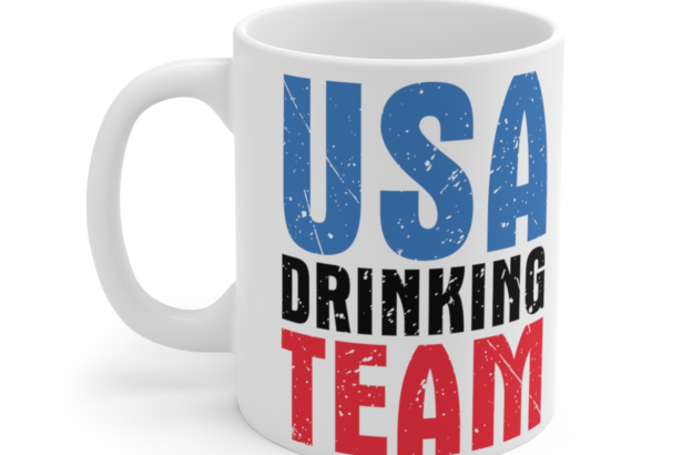 USA Drinking Team – White 11oz Ceramic Coffee Mug