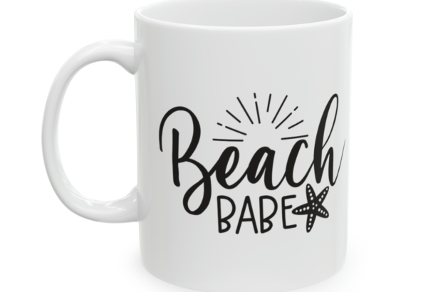 Beach Babe – White 11oz Ceramic Coffee Mug