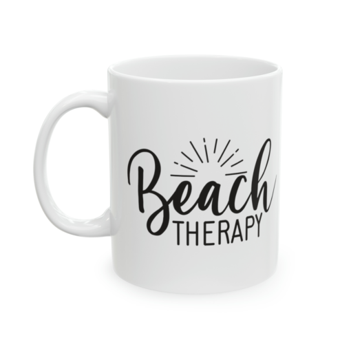 Beach Therapy – White 11oz Ceramic Coffee Mug