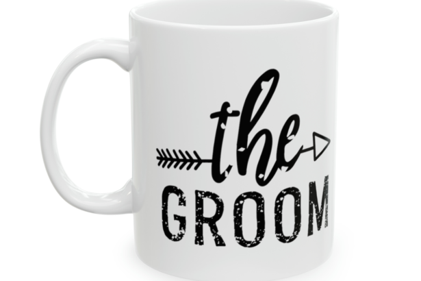 The Groom – White 11oz Ceramic Coffee Mug 4